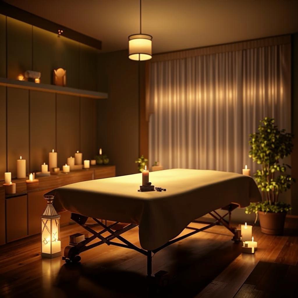 Relaxing Spa Environment